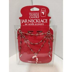 Yankee Candle Jar Jewelry Necklace For 22 Oz Candle Candy Cane